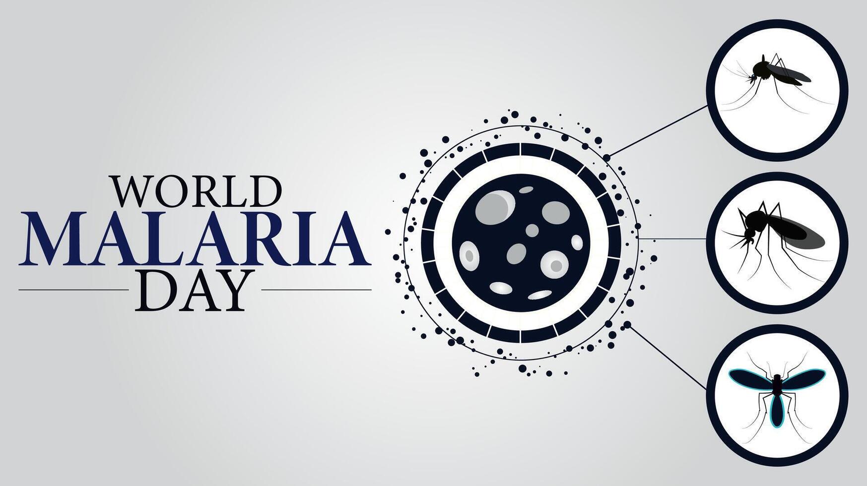 End Malaria, Act Now on World Malaria Day vector