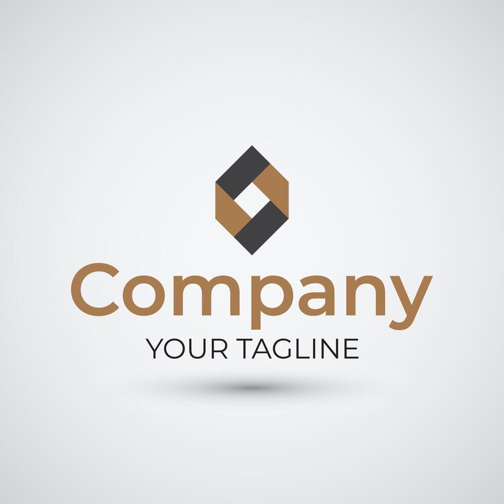 abstract logo minimalist for company design vector
