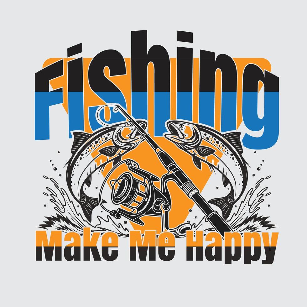 Fish jumping out of water vector