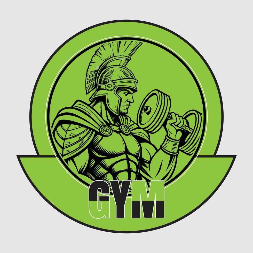 Physical fitness gym icon vector