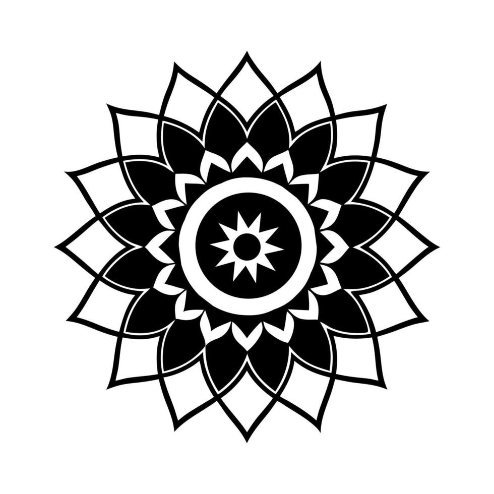 Web floral design blends sun and abstract flower elements vector