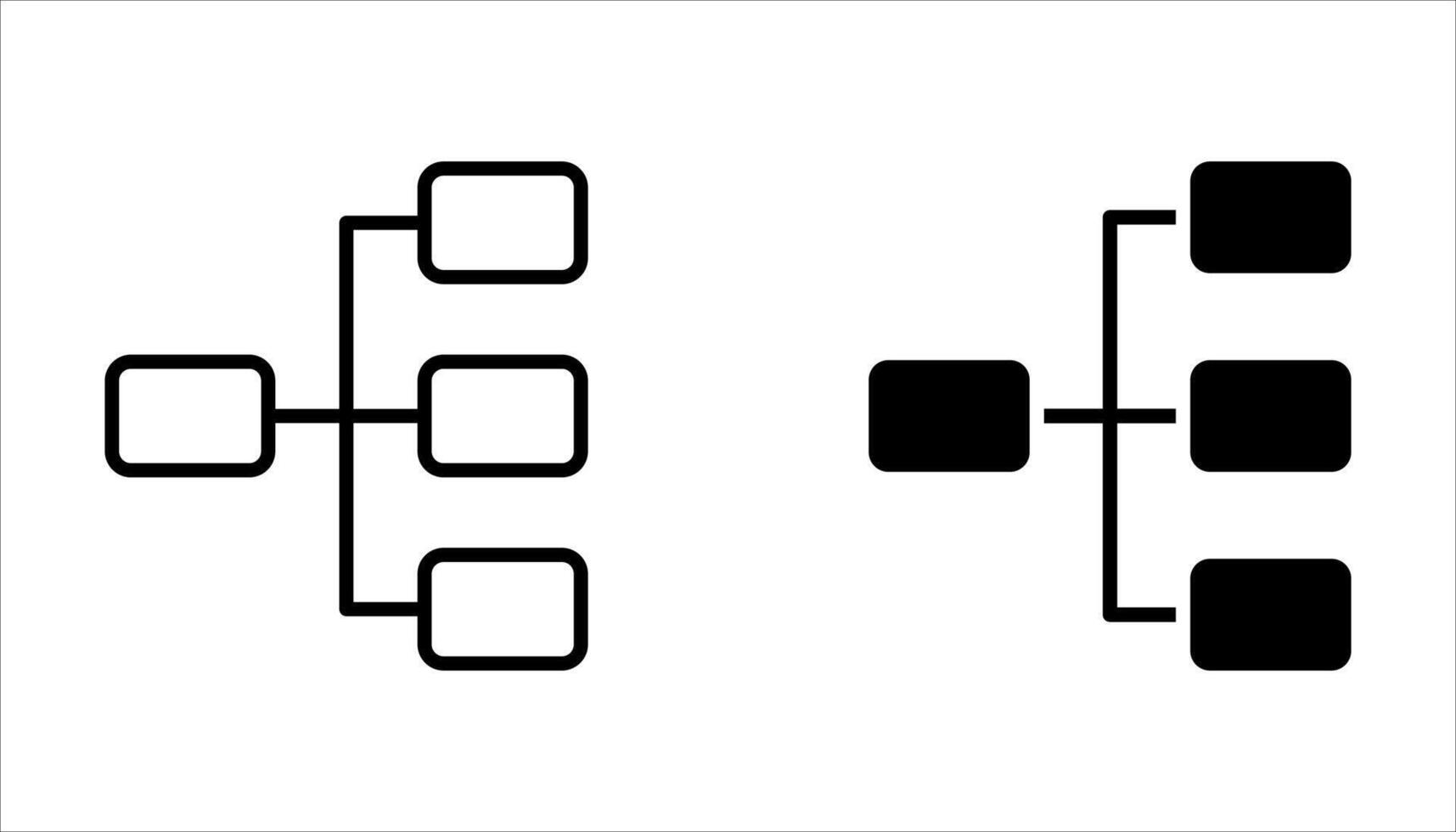 workflow icon set on white. background vector