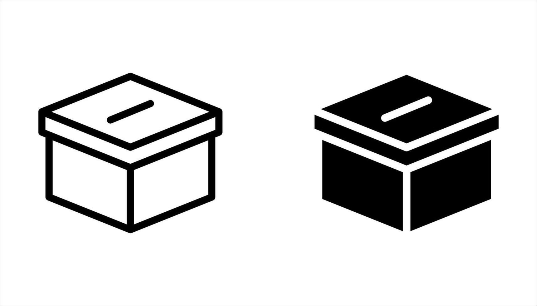 vote icon set on white. background vector