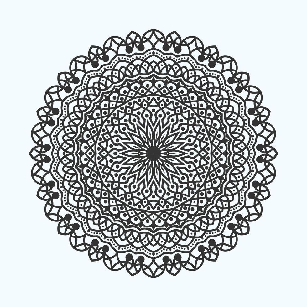 Mandala Ornament with Floral and Ethnic Design vector