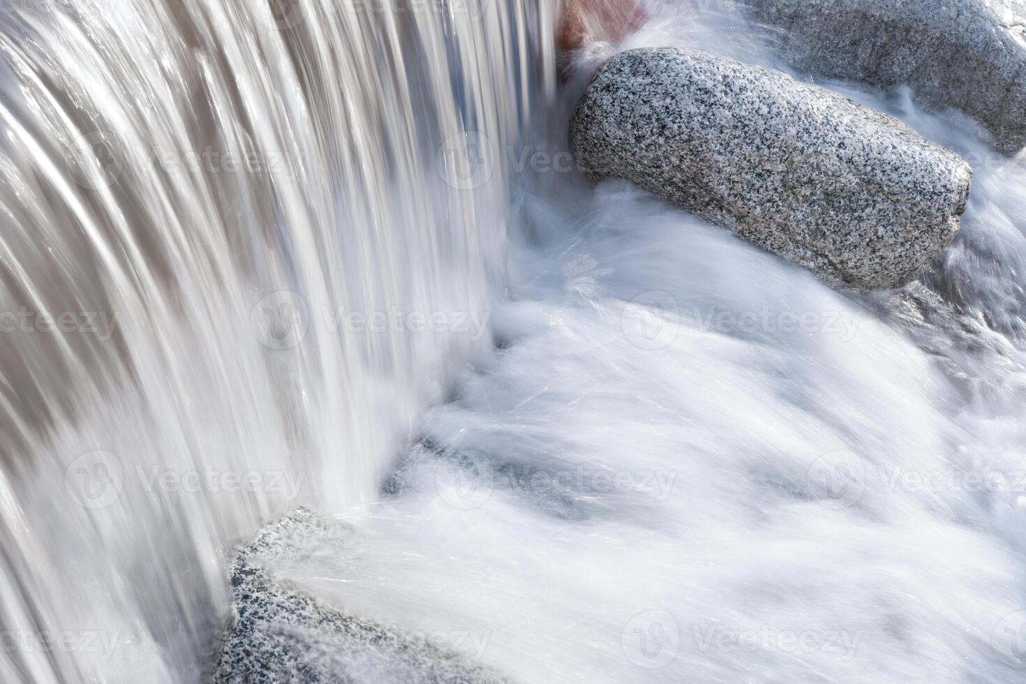 Close up of water in river background. photo