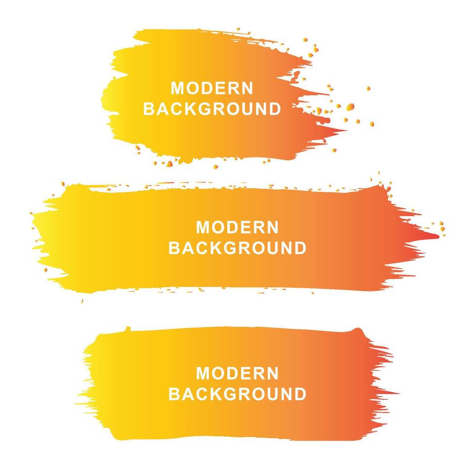 brush orange yellow gradient background vector