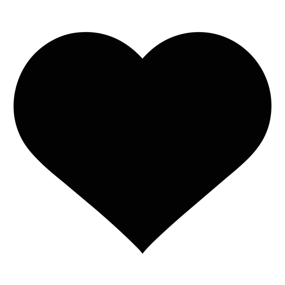 Heart shape clipart vector