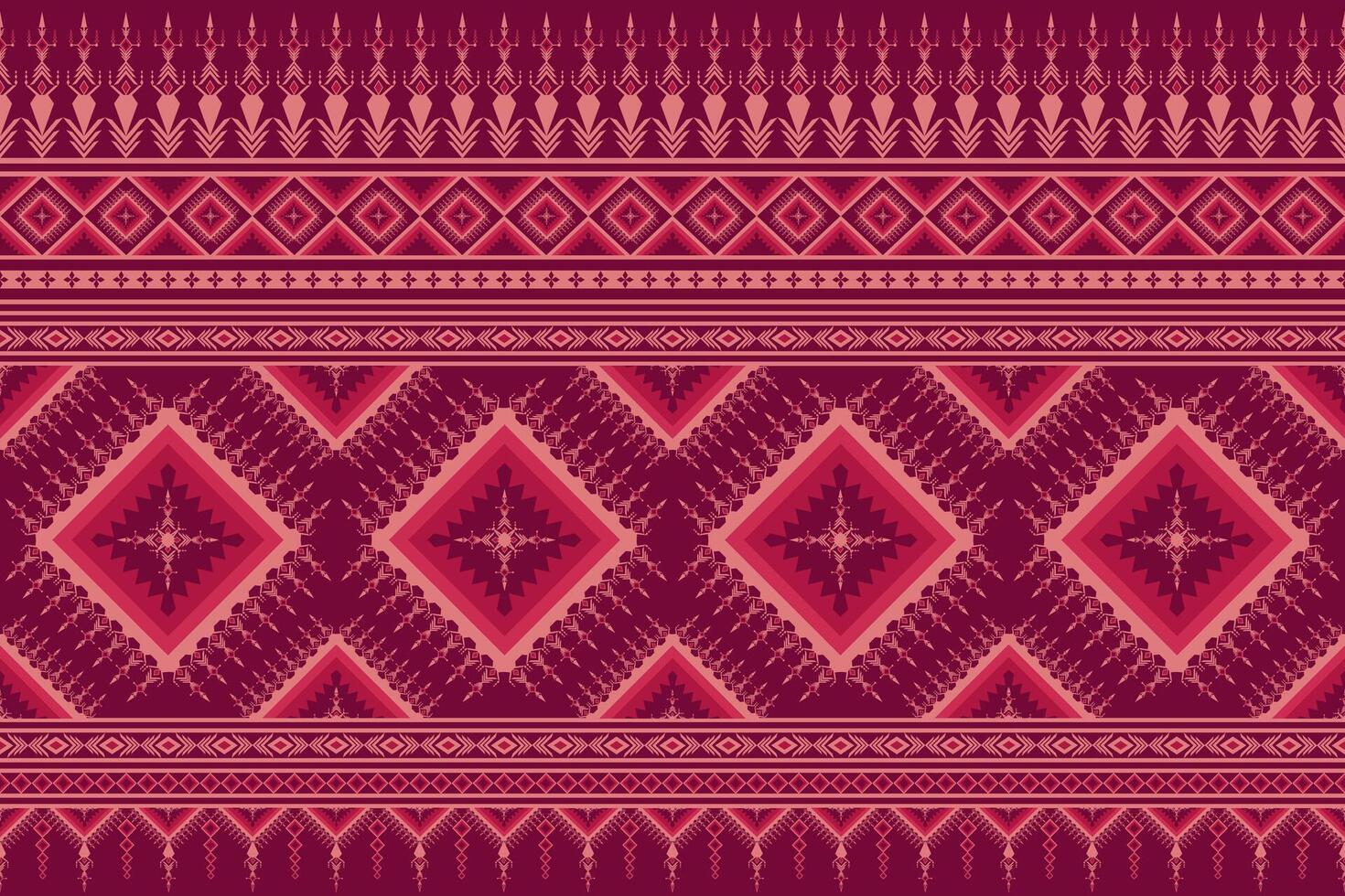 Native abstract tribal fabric. vector