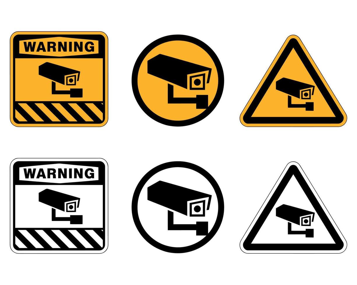 surveillance icon CCTV camera, Security camera sign vector
