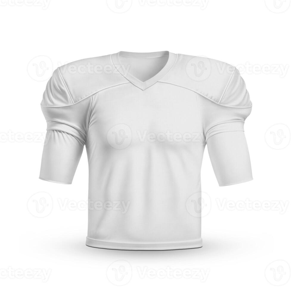 American Football Jersey on white background photo