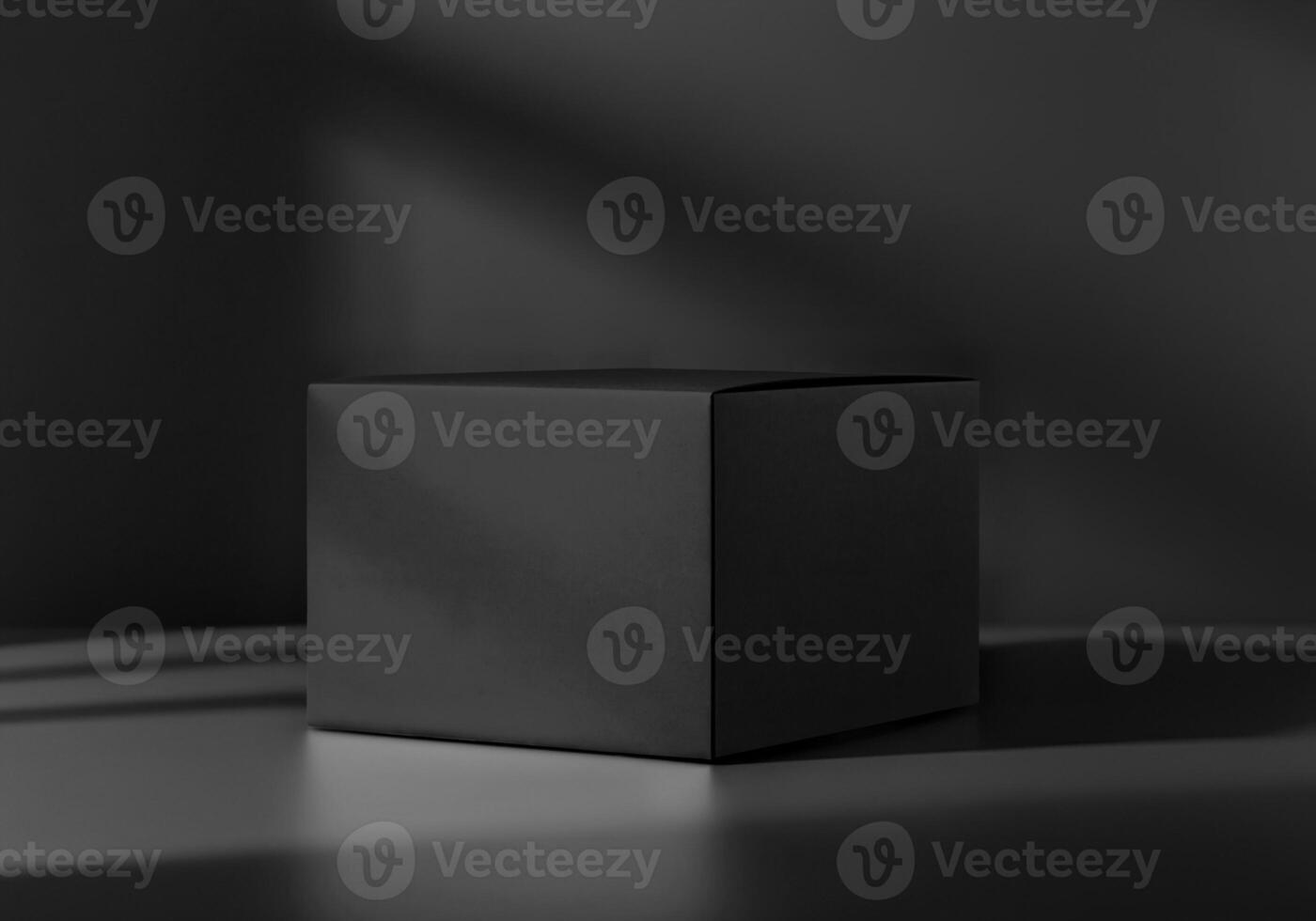Box on Dark Background photo