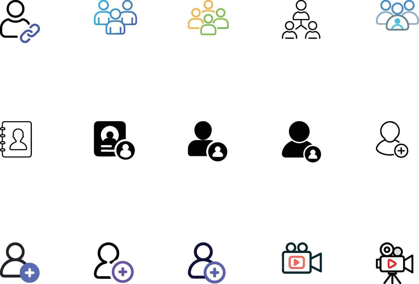Ultimate Social Media Icons Collection vector