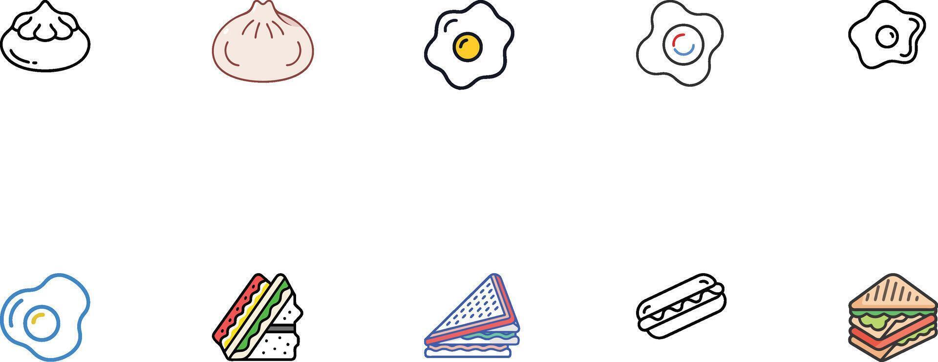 Culinary Design and Branding Icons Collection vector