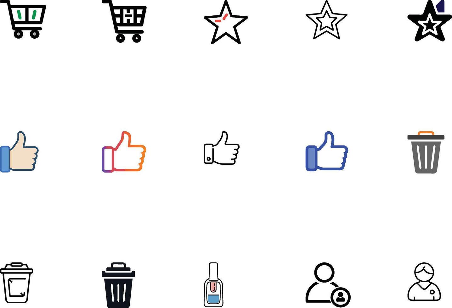 Digital Connectivity and Interaction Icons Collection vector