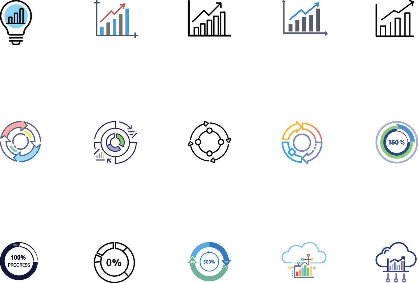 Comprehensive Insights and Techniques for Data Visualization and Analysis vector