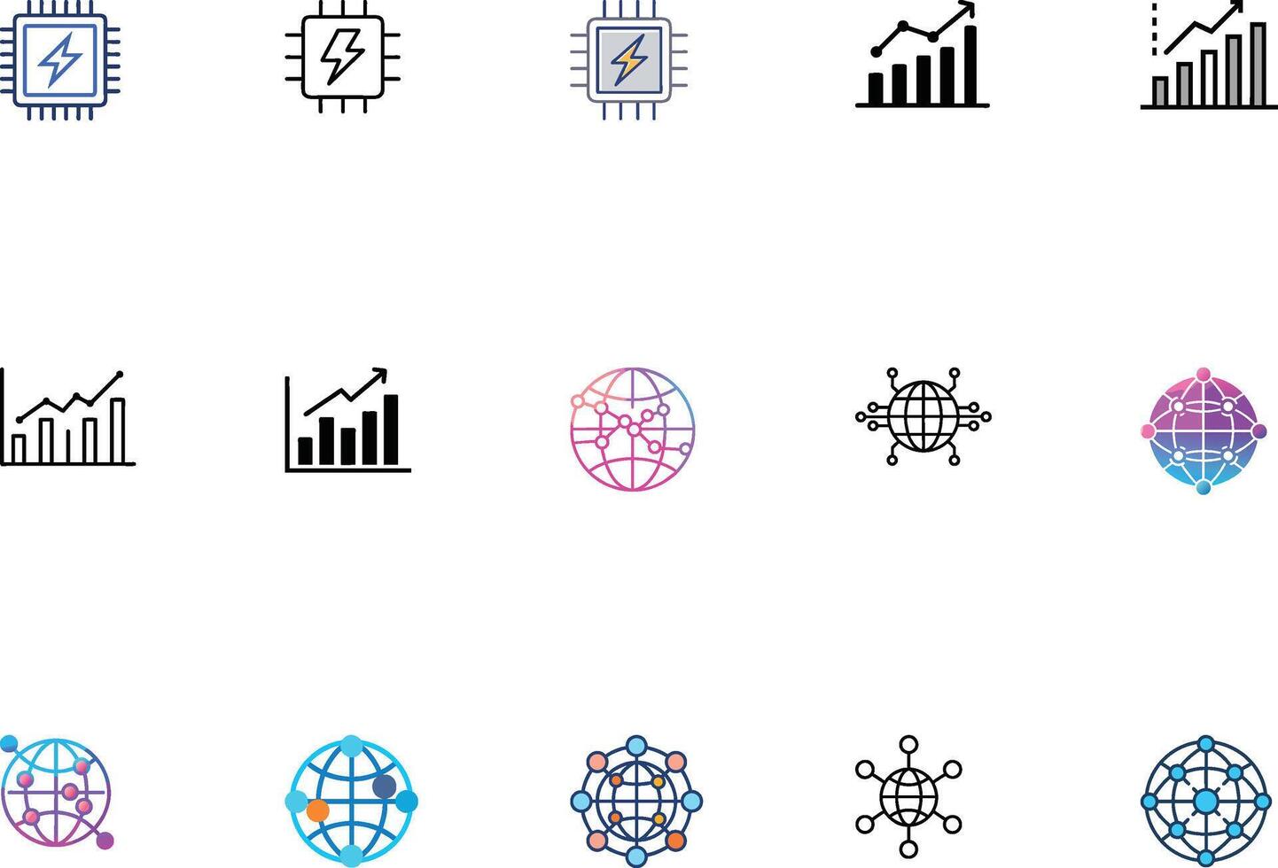 Complete Icon Design Analysis with Insights vector