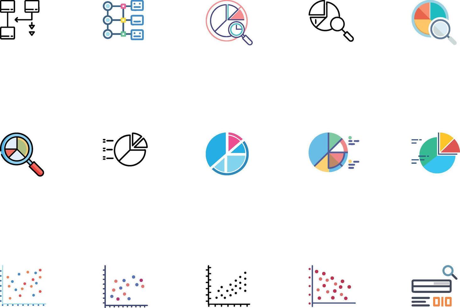 In Depth Guide to Data Insights Techniques and Visualizations vector