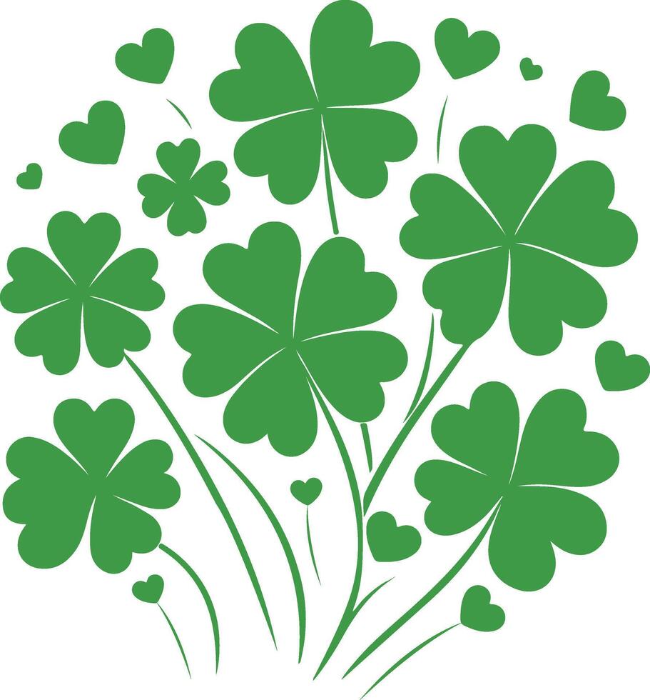 shamrock clip art vector