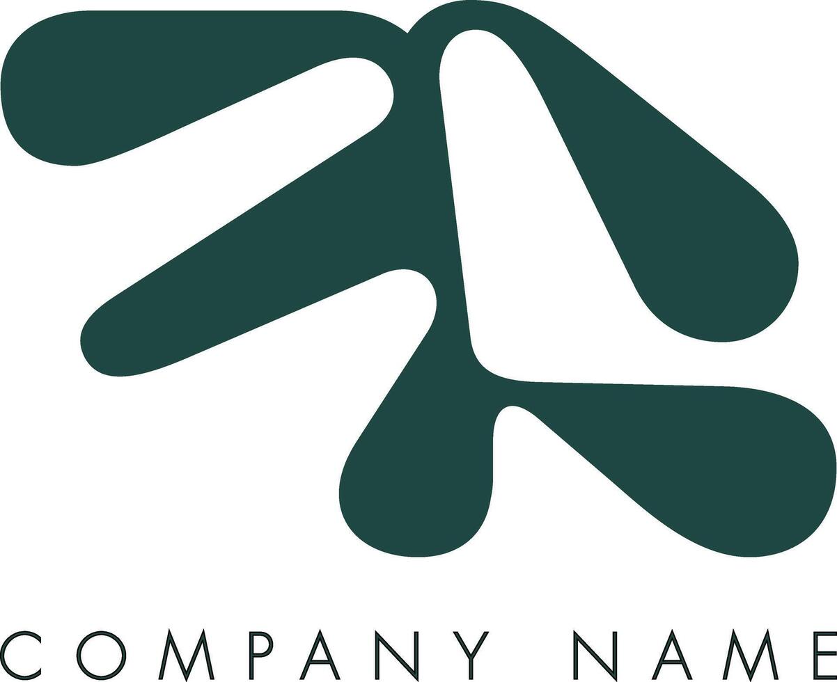 Creative Abstract Initial Letter FA Logo Design vector