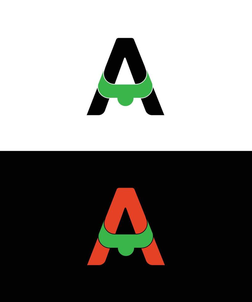 Alphabet Modern Logo Design type cow style for company vector
