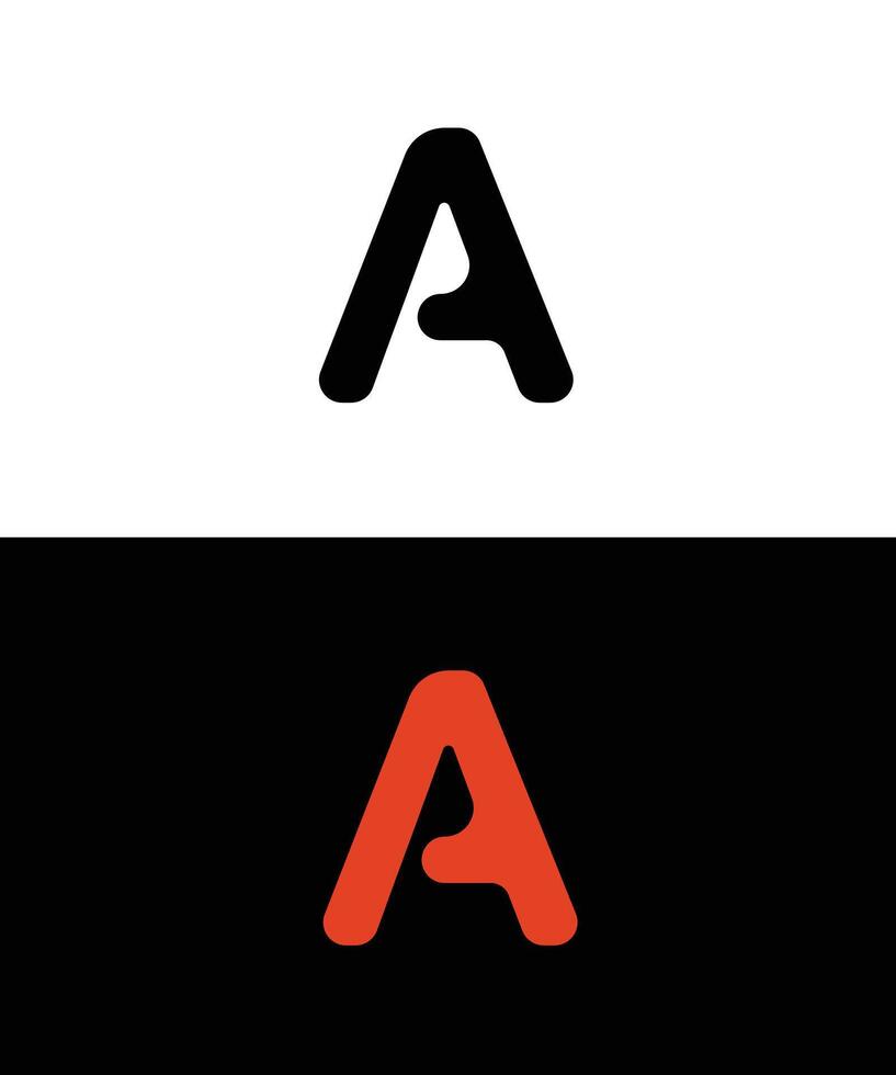 Alphabet Modern Logo Design type simple style for company vector
