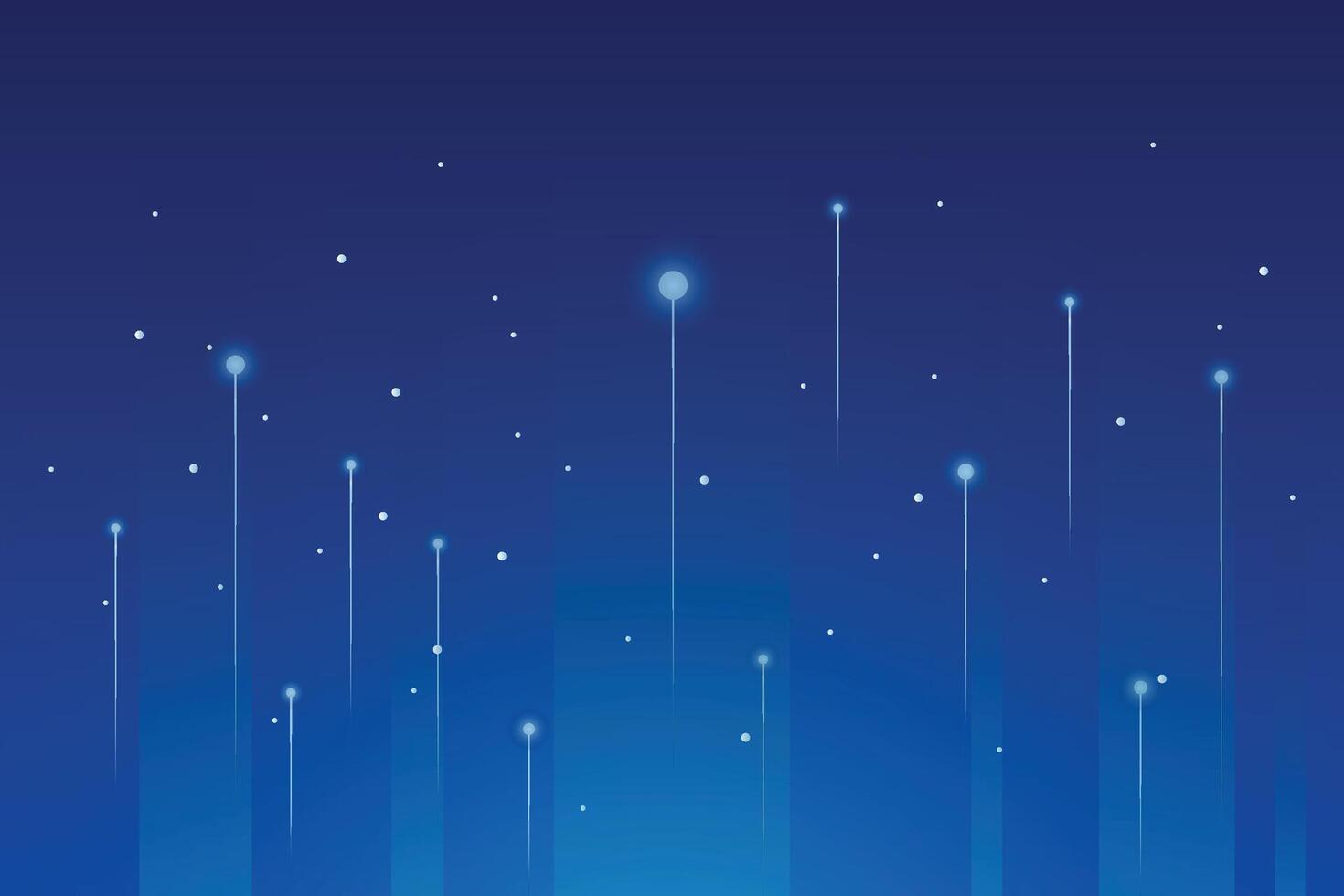 Quiet digital technology background. light effect, abstract tech, innovation future data, internet network, Ai big data, lines dots connection. vector