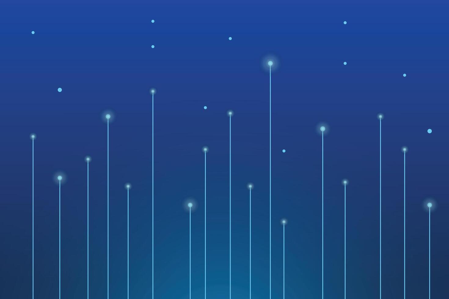 Quiet digital technology background. Light effect, abstract tech, innovation future data, internet network, lines dots connection. vector