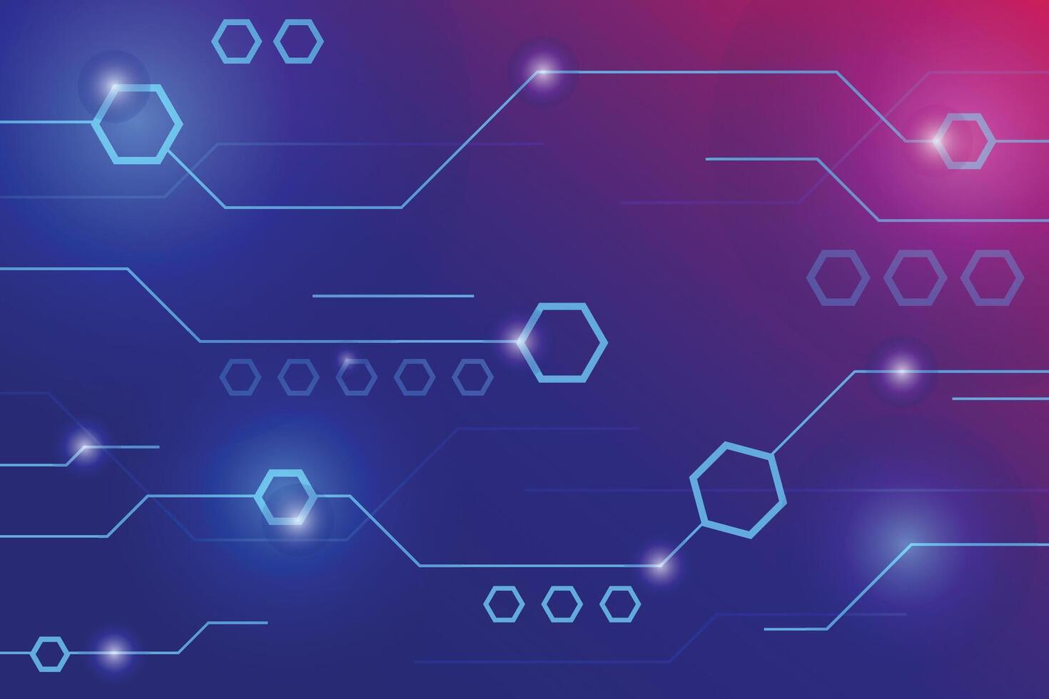 Abstract Digital technology background. Circuit lines, Internet network connection, data transfer, and cyber nano information. vector
