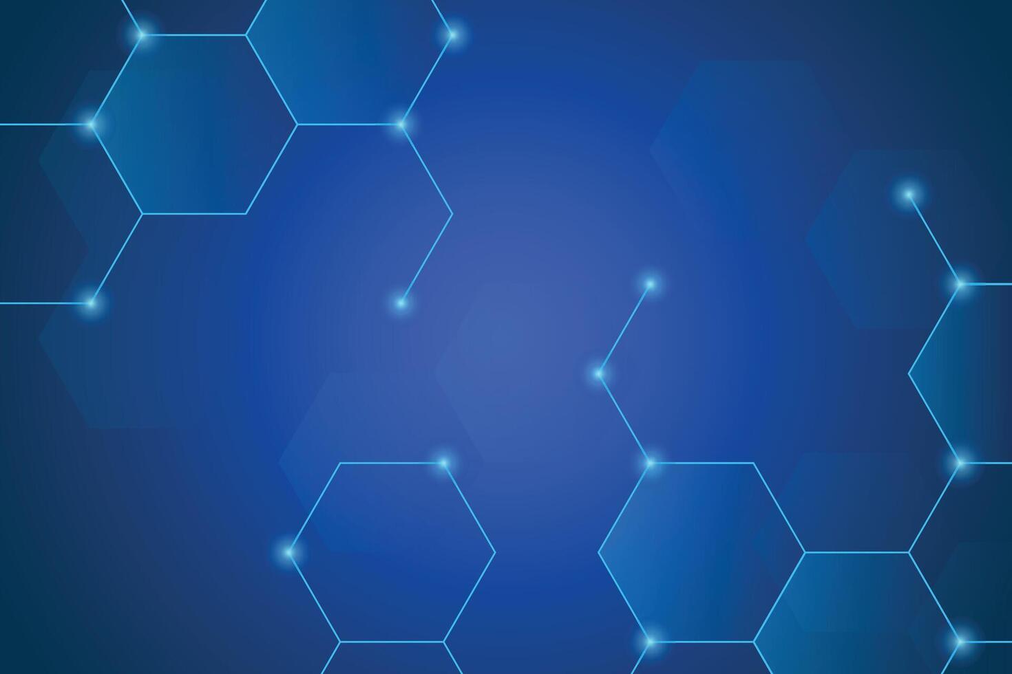 Quiet Abstract futuristic surface hexagon backdrop. Circuit line technology digital on blue background. Internet network connection, transfer data communication, cyber nano information. vector