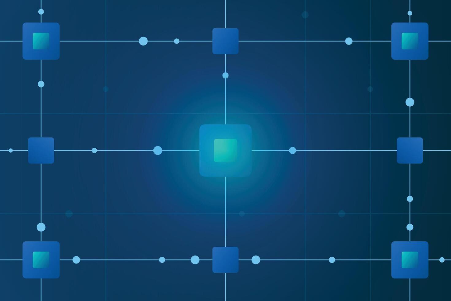 Circuit line technology digital on a blue background. Internet network connection, cyber nano information. Abstract electronic transfer data communication backdrop. vector
