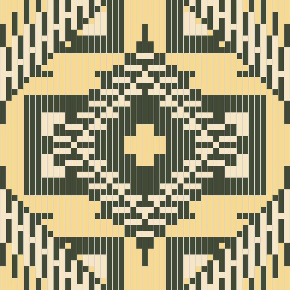 Scandinavian Ethnic Filipino Patternfolk Embroidery, Aztec Geometric Ornament Print. Design for Carpet, Wallpaper, Clothing, Wrapping, Fabric vector