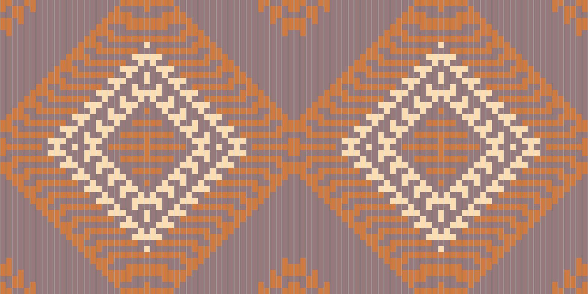 Repeating Pattern Geometric Abstract Patternfolk Embroidery, Aztec Geometric Ornament Print. Design for Carpet, Wallpaper, Clothing, Wrapping, Fabric vector