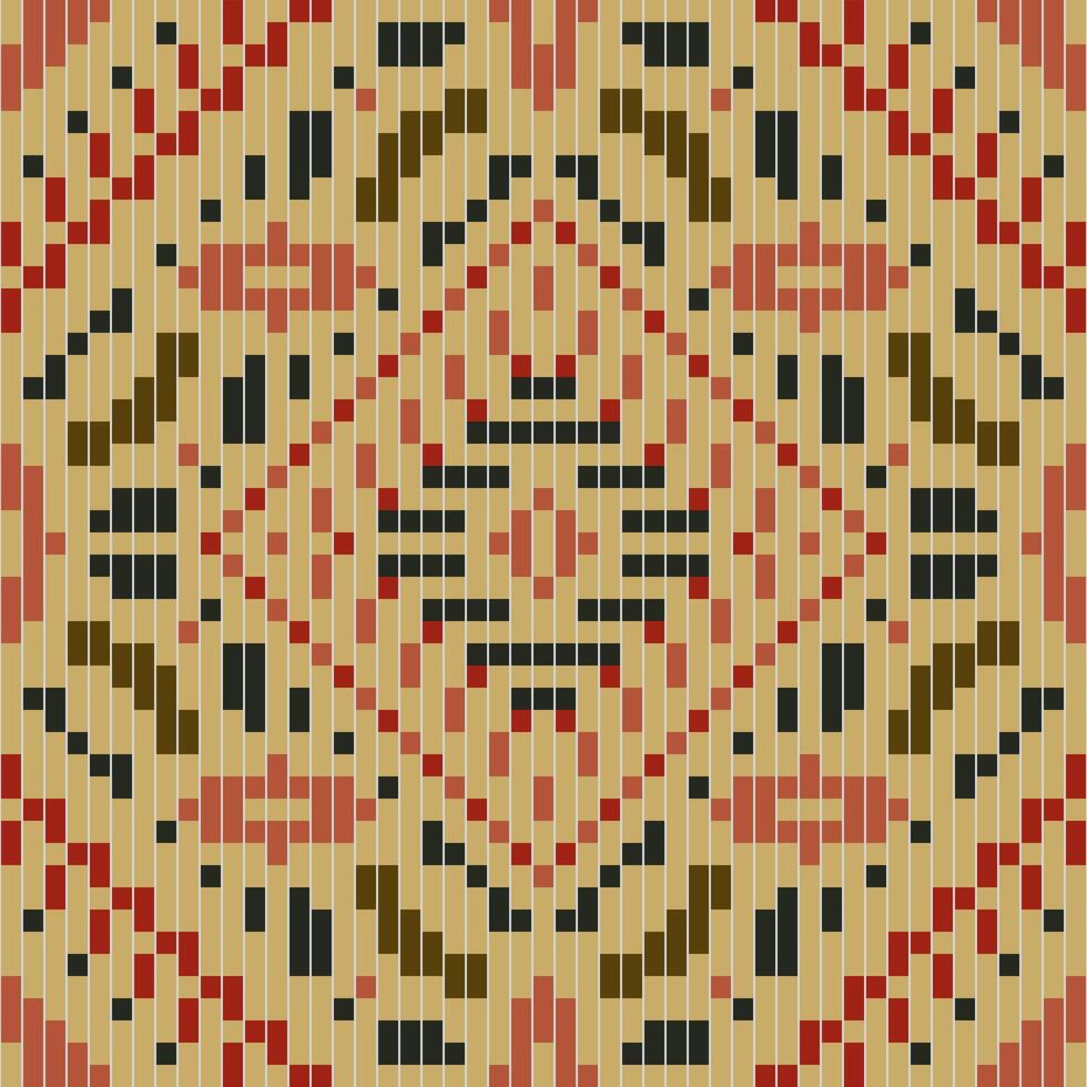 Ukrainian Geometric Patterns Mathfolk Embroidery, Aztec Geometric Ornament Print. Design for Carpet, Wallpaper, Clothing, Wrapping, Fabric vector