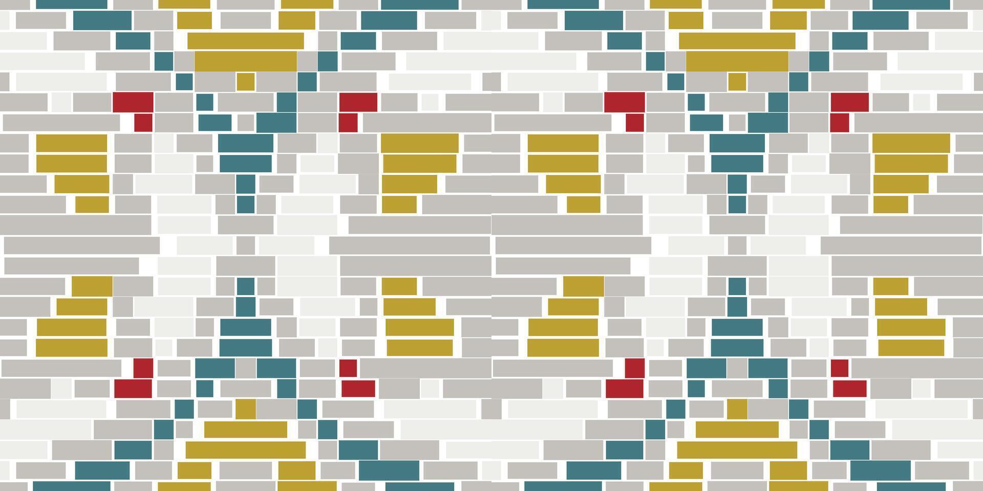 Motifs Ethnic Design Pattern Easyfolk Embroidery, Aztec Geometric Ornament Print. Design for Carpet, Wallpaper, Clothing, Wrapping, Fabric vector