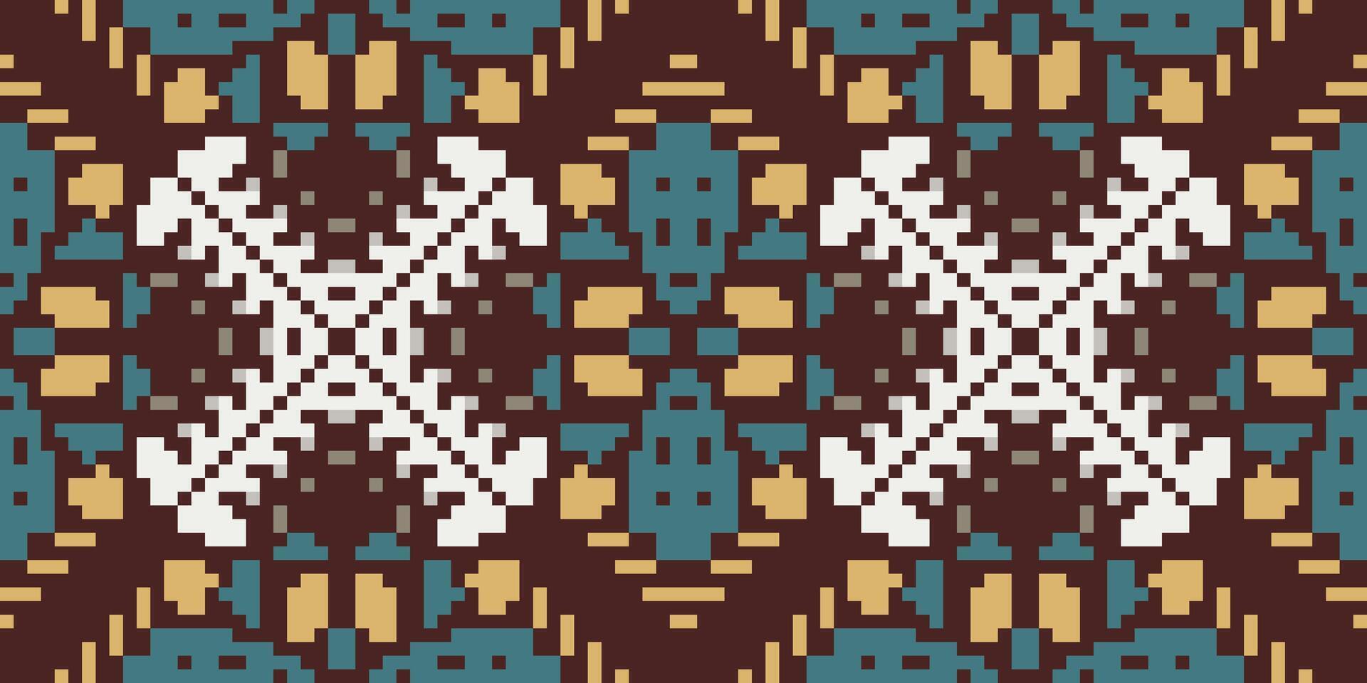 African Arabic Pattern Wallpaperfolk Embroidery, Aztec Geometric Ornament Print. Design for Carpet, Wallpaper, Clothing, Wrapping, Fabric vector