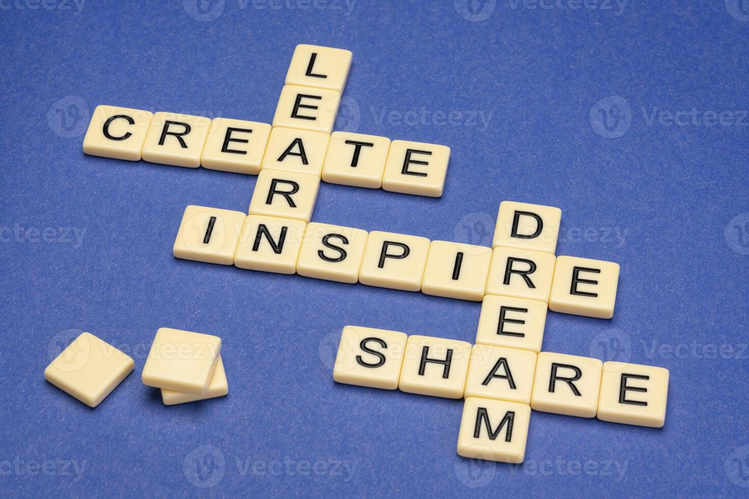 dream, learn, create, share and inspire crossword photo