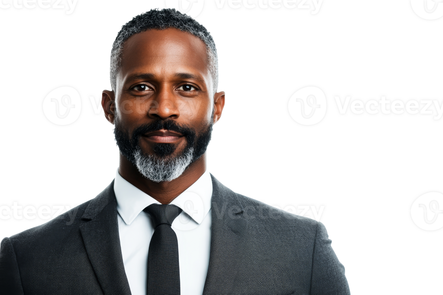 Professional man in formal attire with a confident expression png