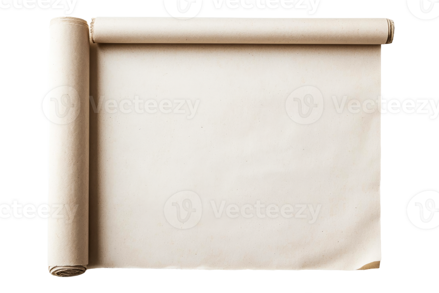 Blank craft paper scroll for art and design projects png