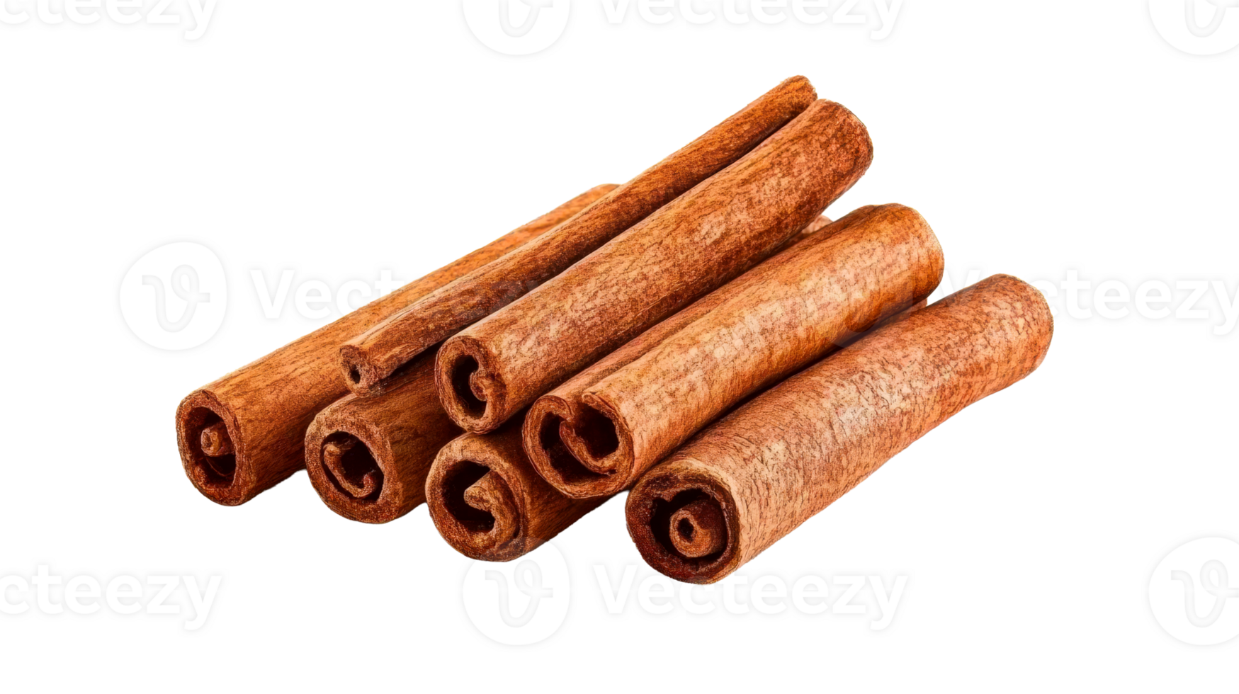 Cinnamon sticks, spicy and aromatic spice , cut out transparent png