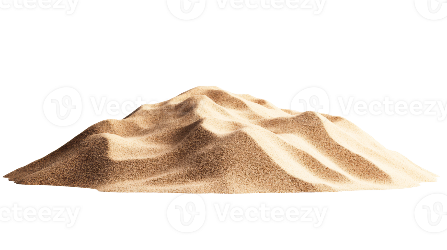 Sand dune, natural, desert, isolated, textured, pattern, background, cut out transparent png