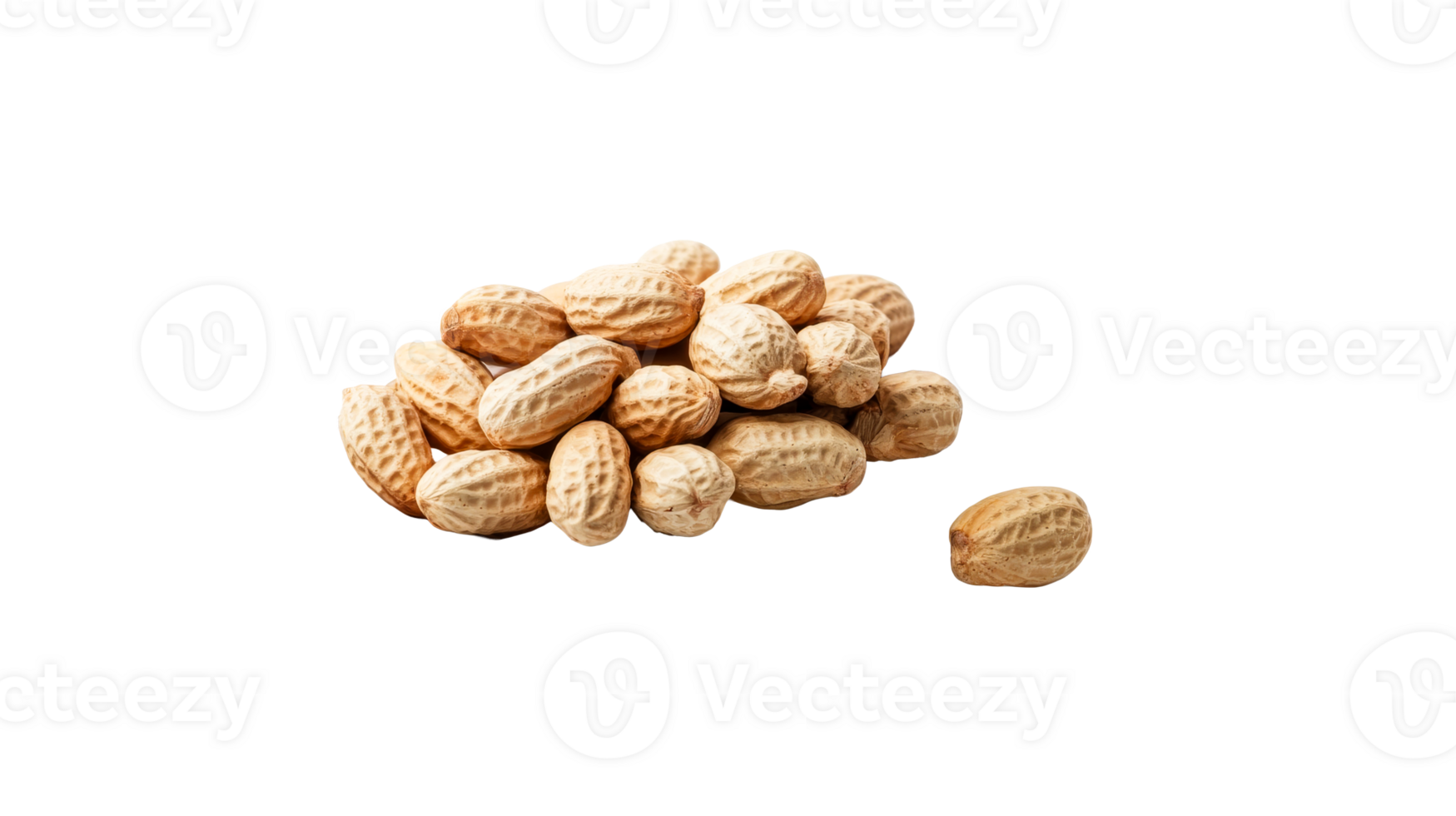 Group of Fresh Peanuts, Pile of Peanuts, cut out transparent png