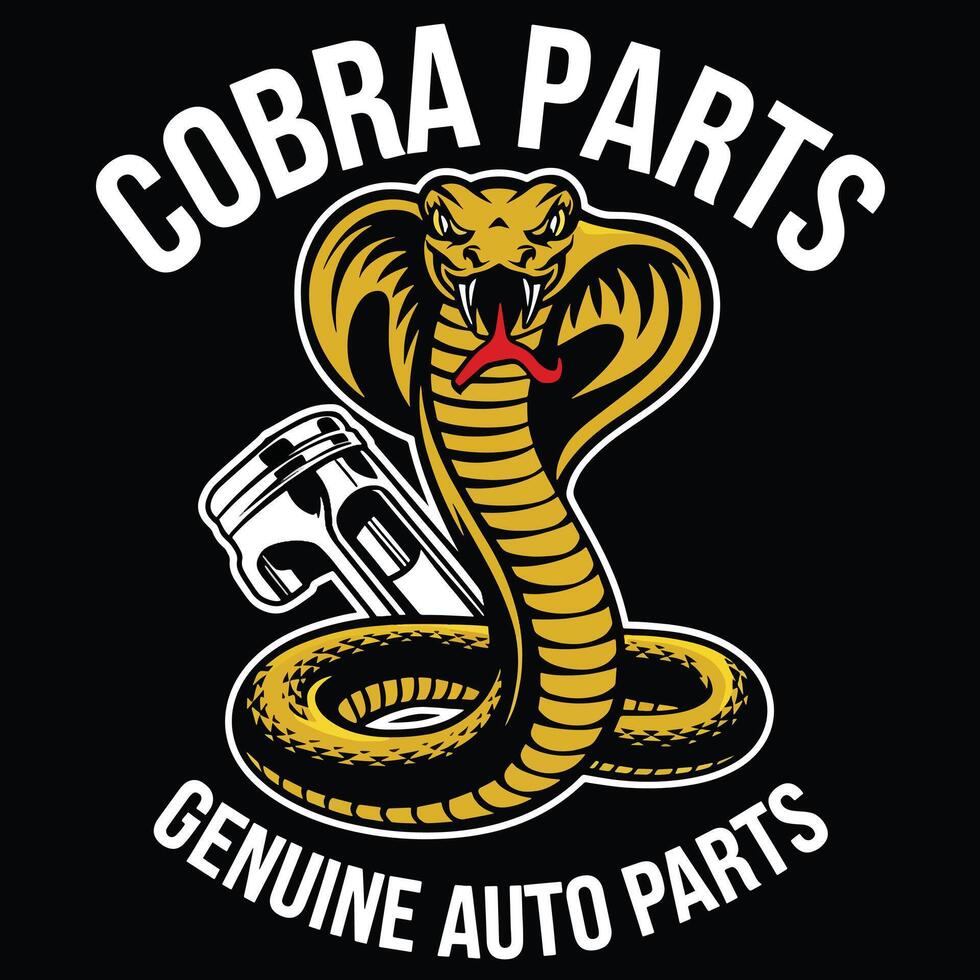 cobra snake art design vector