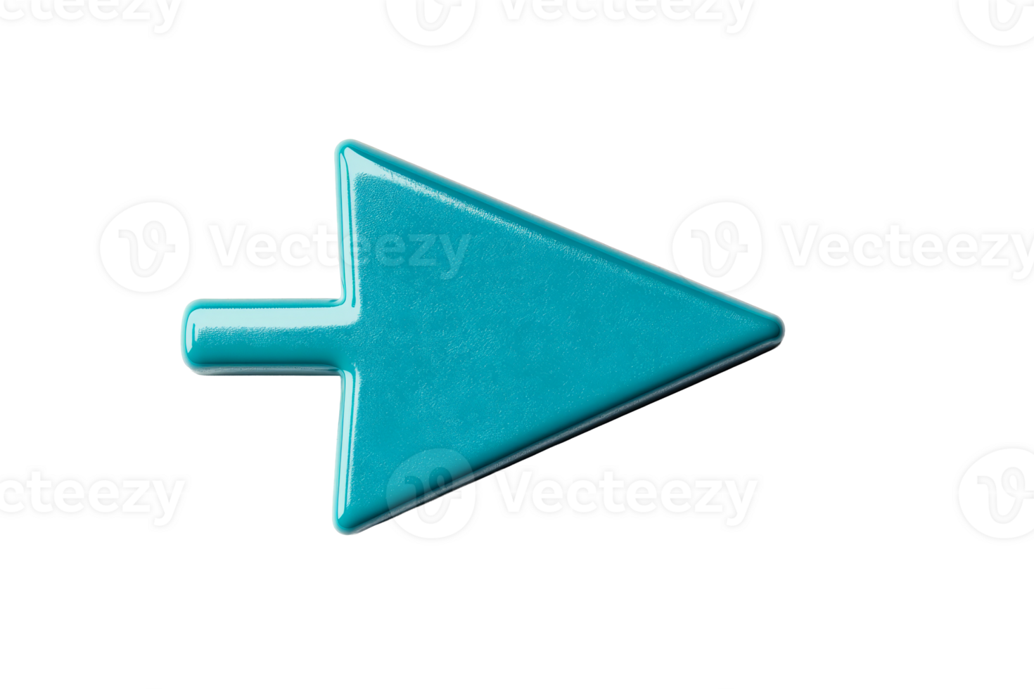 Teal arrow icon suitable for various design projects png