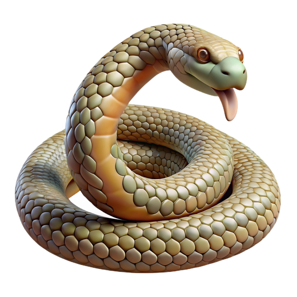 stunning traditional A slithering snake with intricate patterns, close-up macro shot, detailed scales 4K png