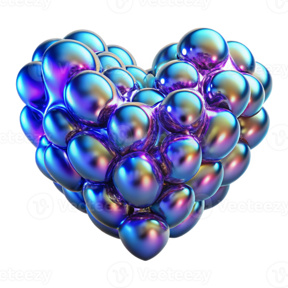 stunning vintage A swarm of nanobots forming the shape of a human heart, shimmering with iridescent colors, bioluminescent lighting, abstract style professional png