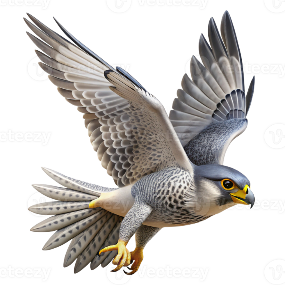 beautiful minimalist A soaring falcon diving towards its prey, aerial view, dramatic lighting, dynamic style, high resolution png