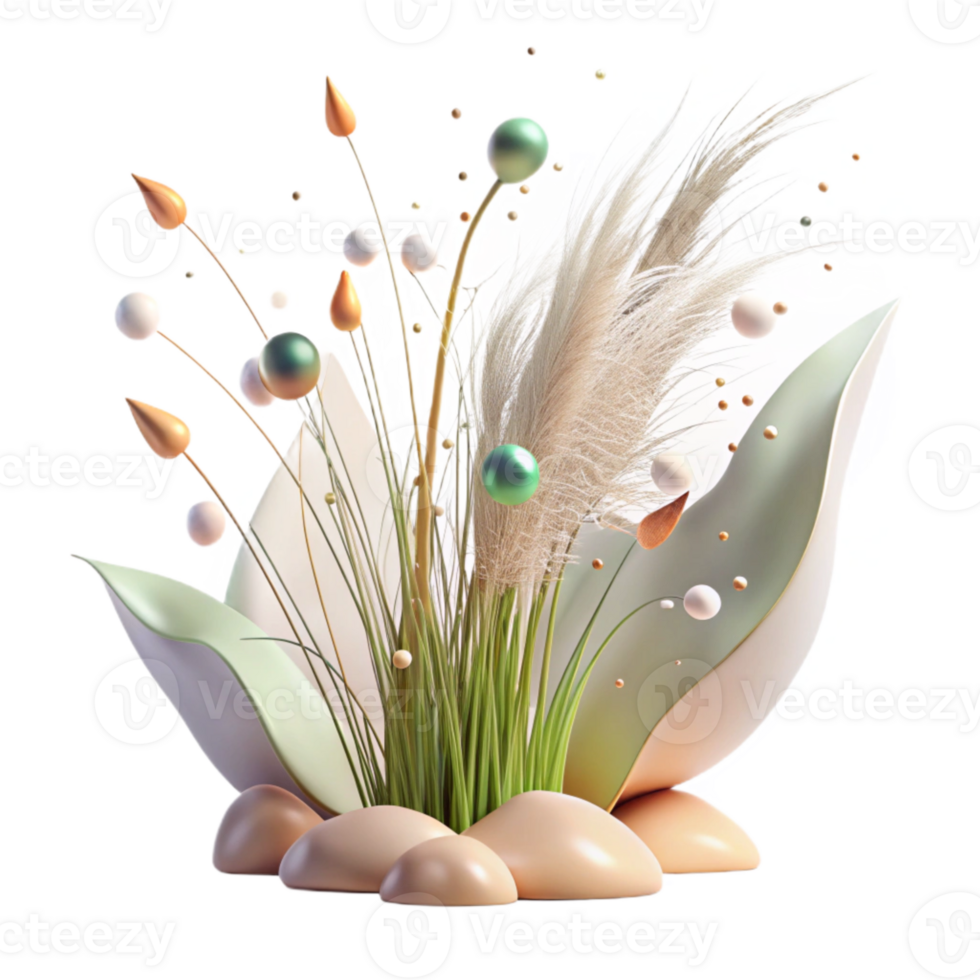 magnificent contemporary Tall Grass Swaying in Whispering Winds Cutout detailed png