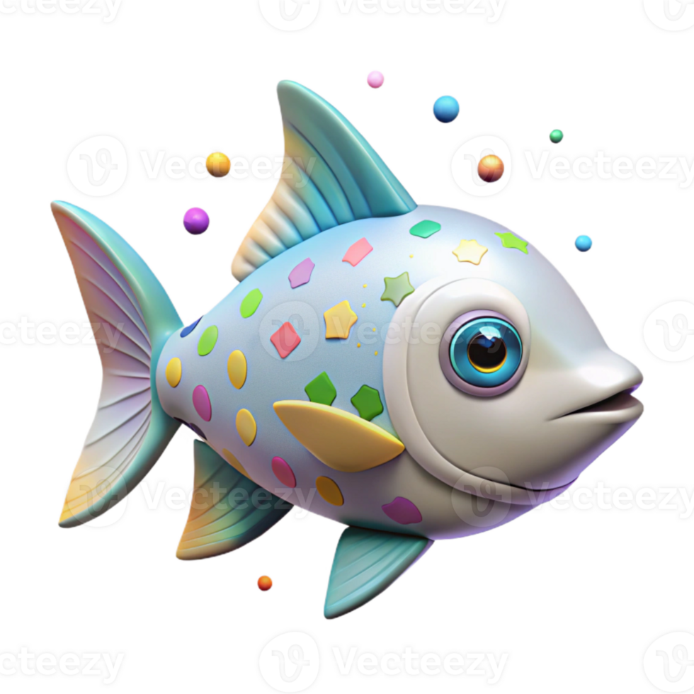 vibrant traditional Tropical Fish Side View Isolated on Transparent Background original png