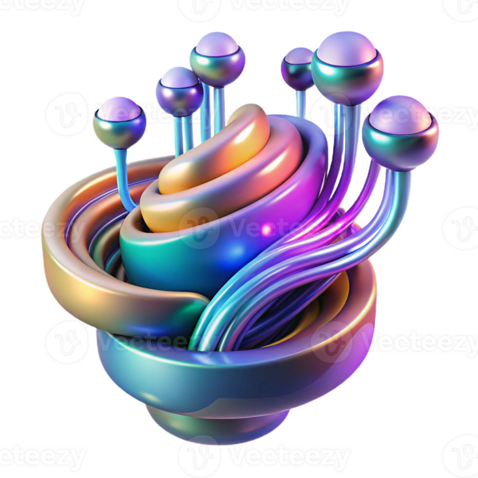 magnificent minimalist A surreal, abstract painting of data flowing through cyberspace, illuminated by vibrant, swirling colors high quality png