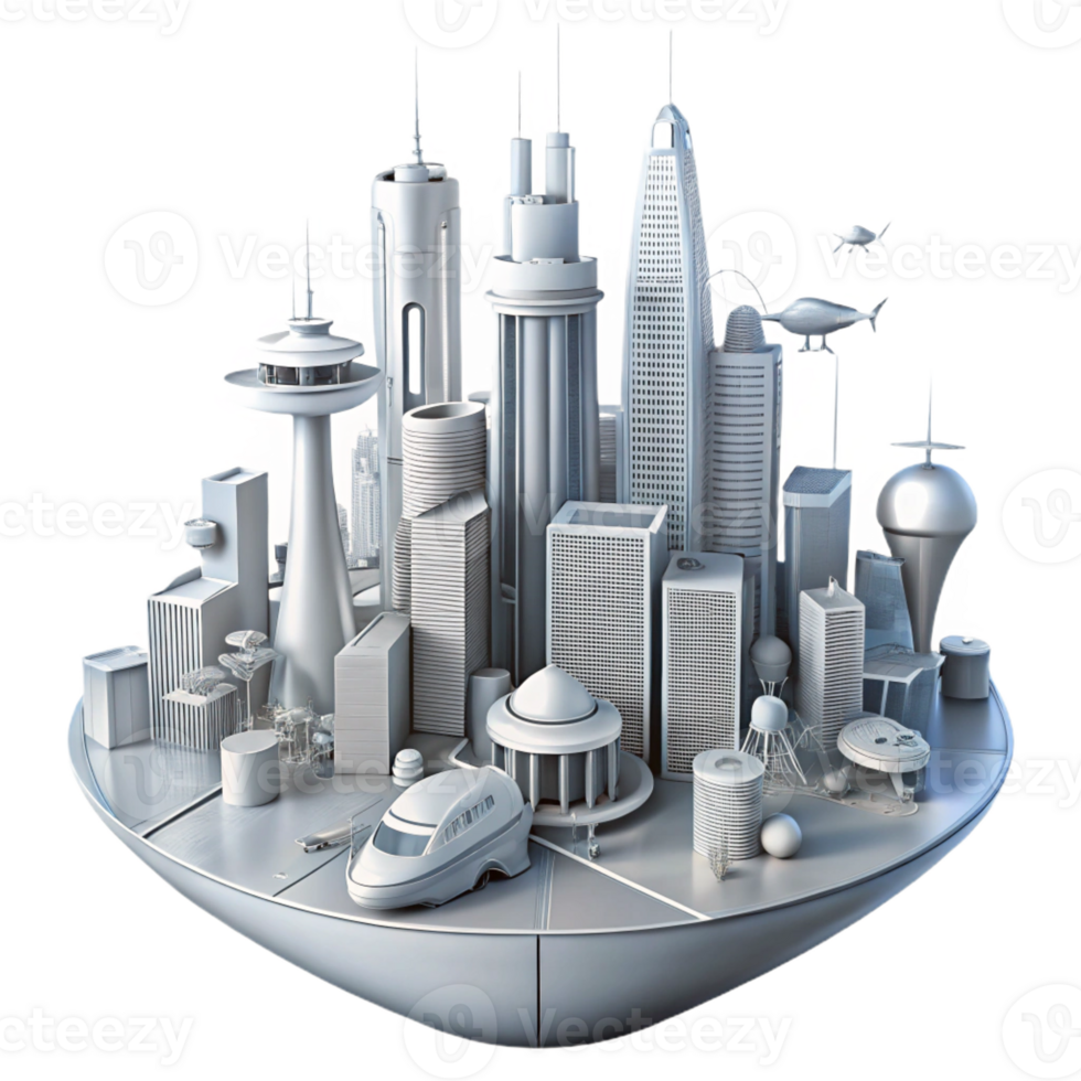 stunning traditional Conceptual sketch of a futuristic city, flying vehicles and interconnected towers, dynamic composition, pencil sketch style genuine png